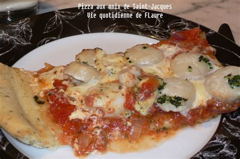 Pizza aux noix de Saint - Jacques
