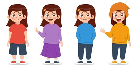 Girl Kid Vector Art Icons And Graphics For Free Download