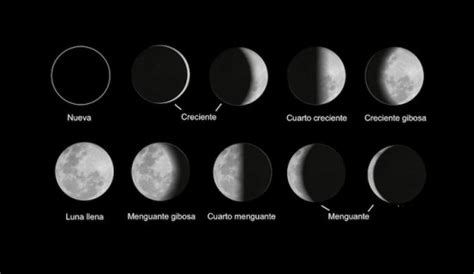 Las 8 Fases De La Luna Características Con Imágenes