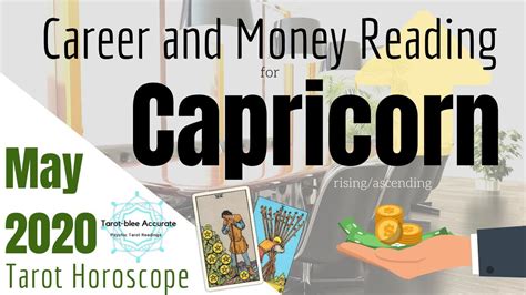 May 2020 Capricorn Rising Career And Money Tarot Reading Horoscope