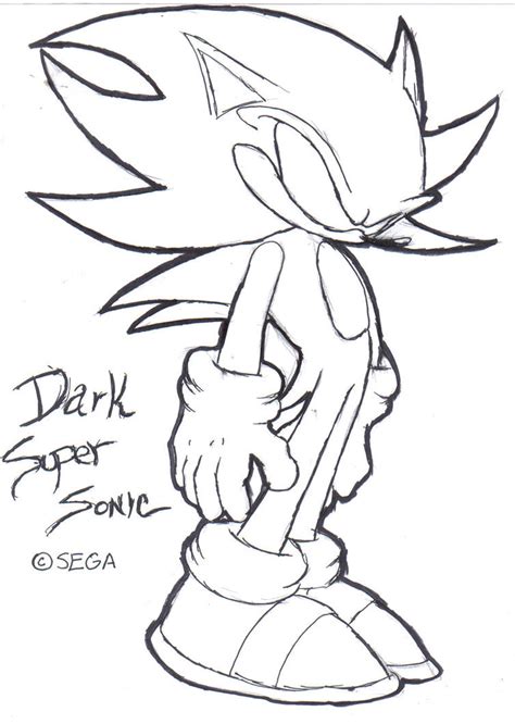 Dark Super Sonic By Jayshi On Deviantart