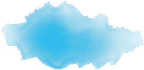Download Blue Watercolor Png Blue Watercolor Cloud Hd Transparent