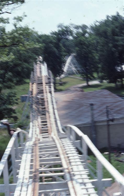 Snapshot Slide Taken On Board The Cyclone Roller Coaster At Williams