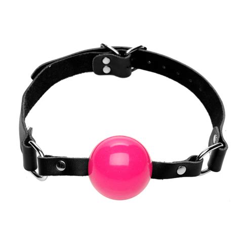 Pink Silicone Ball Gag Kink Shoppe