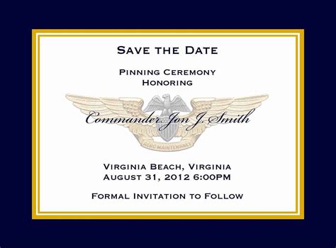 Military Save The Date Invitation Announcement Promotion