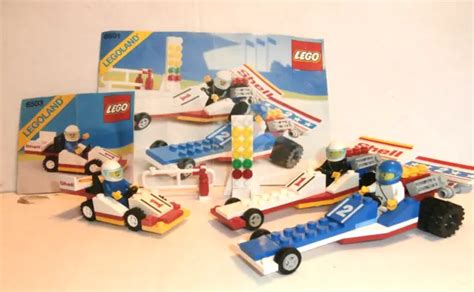 Lego 6591 Nitro Dragsters 6503 Sprint Racer Complet Vintage Voir