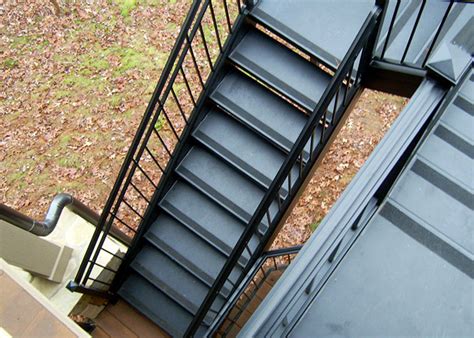 The best is the retractable flight; Exterior Stairs | Outdoor Stairs | Heirloom Stair & Iron