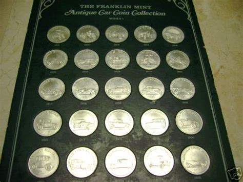 1968 &1969 Franklin Mint Antique Car Coins Series 1 & 2 | #20287230