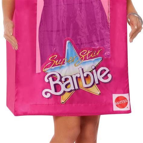 Adult Superstar Barbie Box Costume Mattel Party City