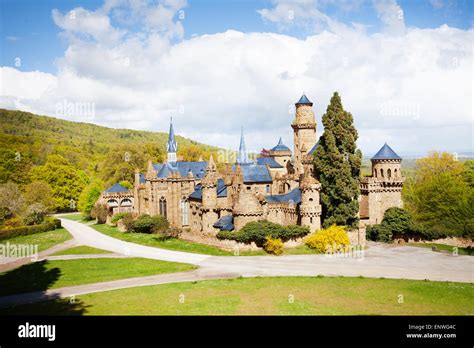 Lowenburg Or Lion Castle View In The Bergpark Stock Photo Alamy