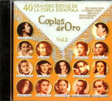 2 cds coplas de oro 2 40 grandes éxitos de vendido en venta directa 24054130