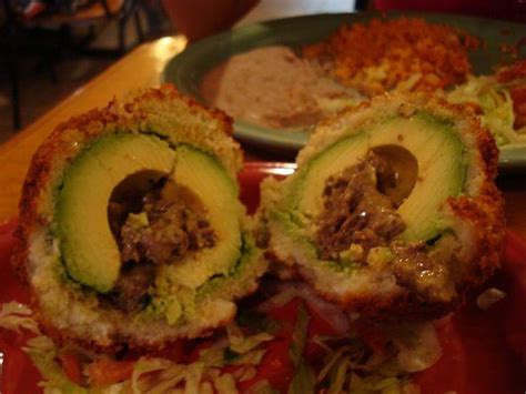 Deep Fried And Stuffed Avocado Quite Possibly The Most Delicious