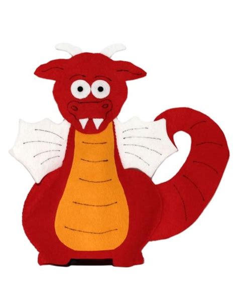 Dragon Hand Puppet Made Of High Quality Felt This Cute Dragon Can Be