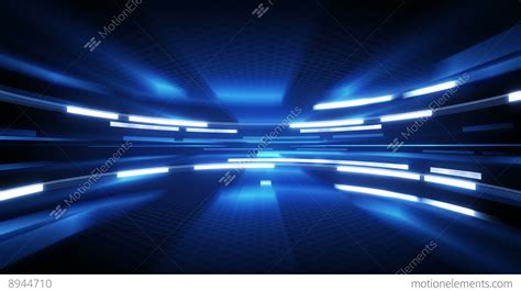 Shining Blue Glow Loopable Technology Background 4k 4096x2304 Stock