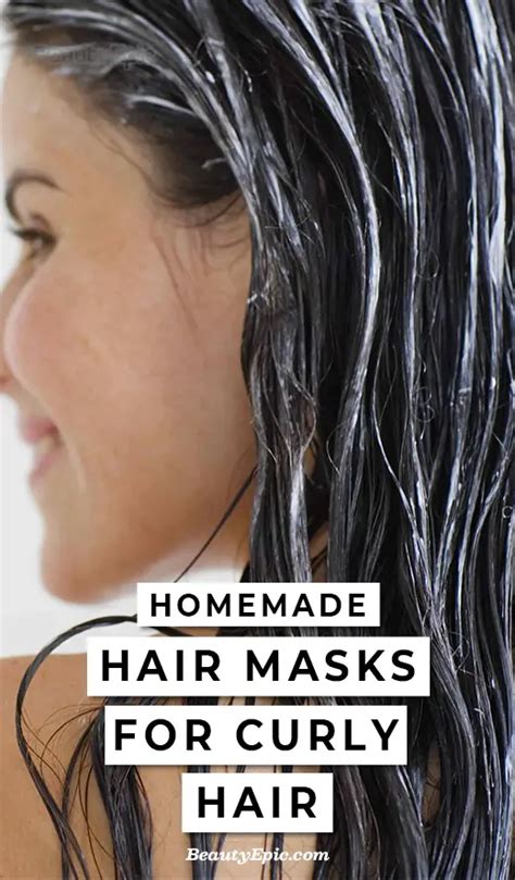 6 Homemade Hair Masks For Curly Hair Healthy Hydrated Curls