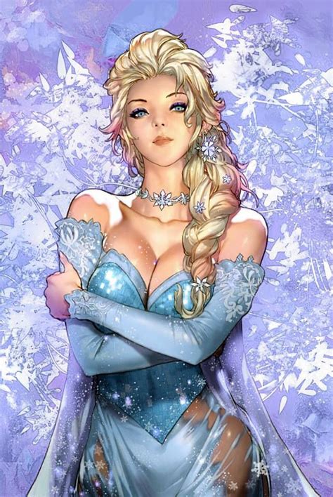 Sexy Elsa Frozen Disney Fairies Desenhos Sensuais Arte Pl Stico E