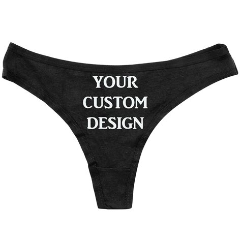Custom Thongs Add Your Image Sexy Thongs Funny Panties Etsy