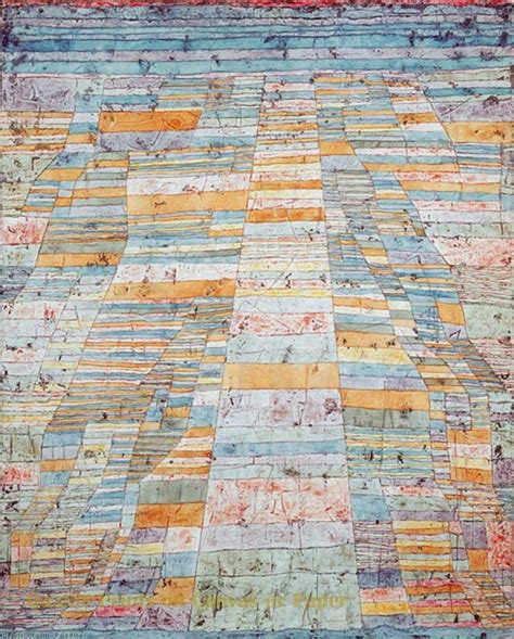 Main path and byways - Paul Klee | WikiOO.org - 백과 사전