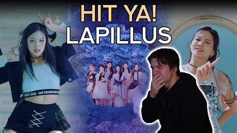 reacting to lapillus hit ya m v youtube