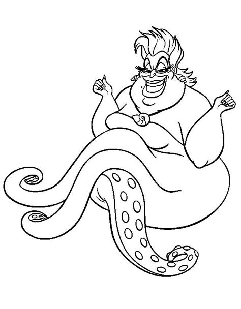 Our free coloring pages are available to be used over and over again so print our pdfs and use them at home, on the go or in the classroom. Ursula coloring pages to download and print for free