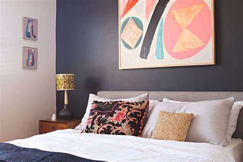 19 Creative Ways To Hang Art Above Your Bed Apartment Therapy