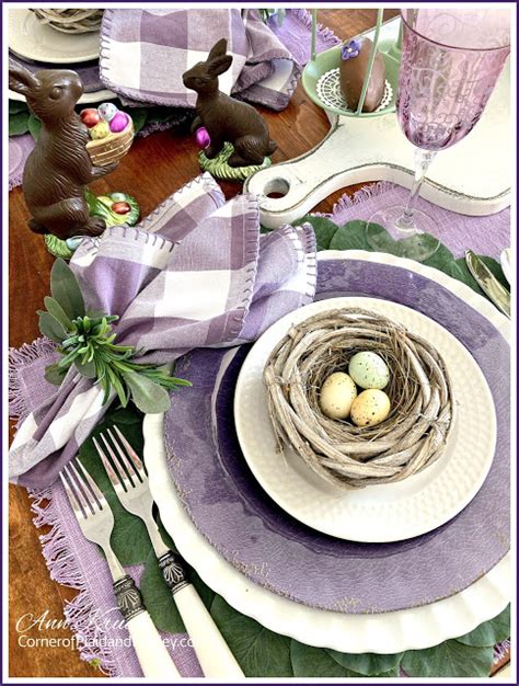Happy Easter Celebrating With My 2021 Easter Tablescape Corner Of