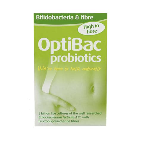 Optibac Probiotics Bifidobacteria And Fibre Chemist Direct