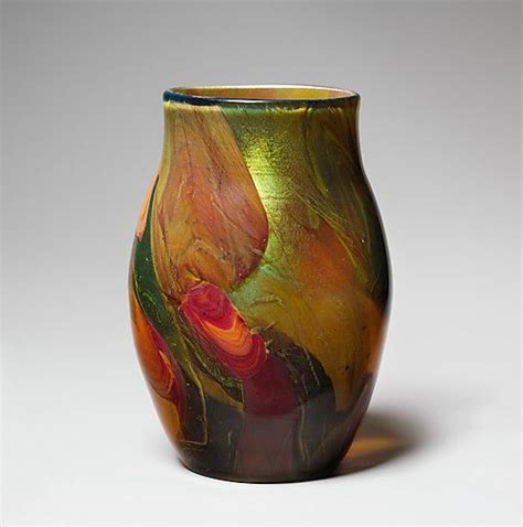 Vase Designed By Louis Comfort Tiffany American New York City 1848