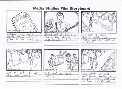 Kris Barnard Media A2 Music Video Storyboard