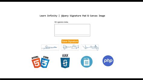 Digital E Signature Pad With Saving It As Image Using Html2canvas And