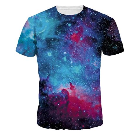 Newest Space Galaxy T Shirt For Women 3d T Shirt Harajuku O Neck Short