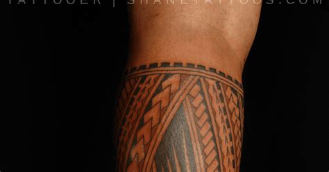 Shane Tattoos Polynesian Calf Tatau Tattoo