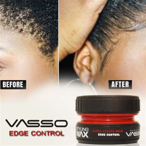 Vasso Edge Tamer Edge Control Hair Gel Wax Ultra Strong For Your
