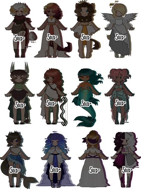 Zodiac Adopt Set Closed By Wolvesmakenice On Deviantart