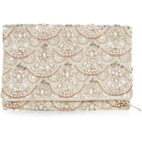 Accessorize Arial Foldover Clutch Bag €54 Liked On Polyvore Featuring