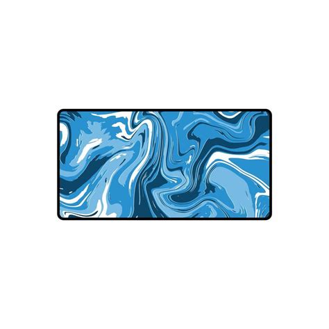 Mouse Pad Gamer Speed Extra Grande Abstract Premium Azul 100x50 Cm