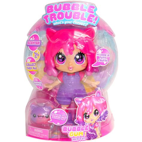 Bubble Trouble Doll Tutti Frutti Bubblegum Kitty Big W