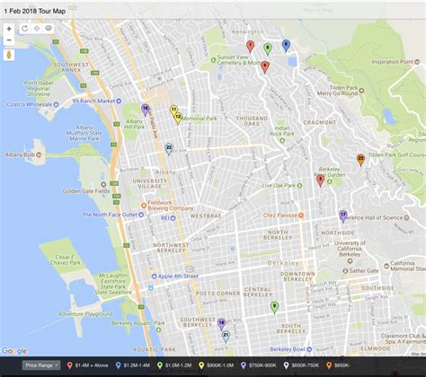 2018 02 01 Berkeley Tour Map Berkeley Real Estate Specialists