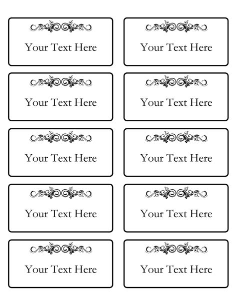 Download Name Tag Template Microsoft Word