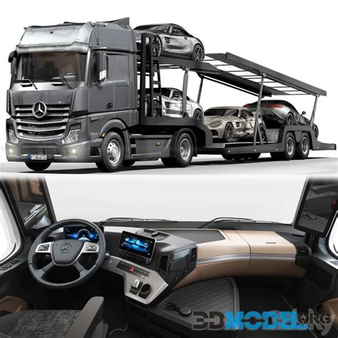 3D Model Mercedes Actros