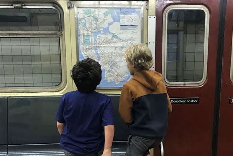 Two Sleuths And Map New York Transit Museum