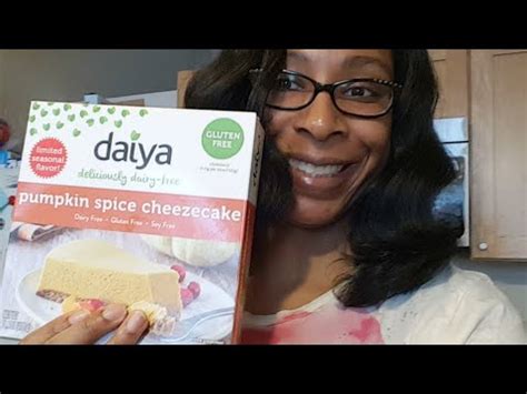 Daiya Pumpkin Spice Cheezecake Vegan Gluten Free YouTube