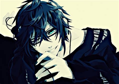 Badass quote about life anime boy | anime art images. anime-boy-black-hair-blue-eyes-glasses-Favim.com-3019165 ...