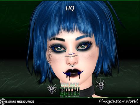 The Sims Resource Oh My Goth Noir Facepaint V1 Facepaint