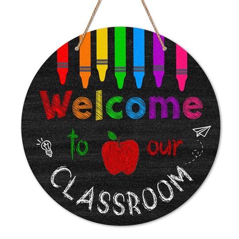 Buy Flyab Welcome Sign For Classroom Door Decorations Welcome To Our Classroom Door Sign
