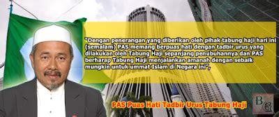 Places kuala lumpur, malaysia community organizationgovernment organization official : PAS Puas Hati Tadbir Urus Tabung Haji - Tuan Ibrahim ...