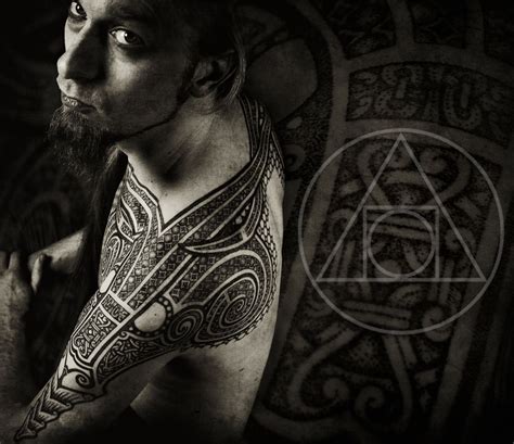 These nordic tattoos often incorporated tribal tattoo designs and ancient norse patterns. Rams of Thor- Nordic Tribal (With images) | Tattoos, Ram ...