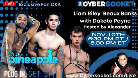 Gayvn On Twitter Cybersocket Live Welcomes Dakota Payne Liam Riley