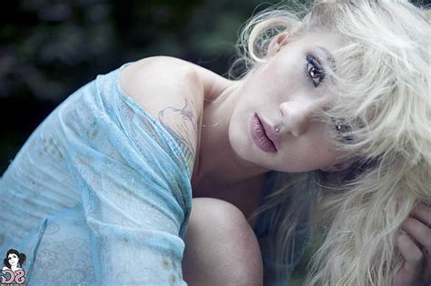 Hd Wallpaper Blonde Face Natasha Legeyda Piercing Suicide Girls Tattoo Wallpaper Flare