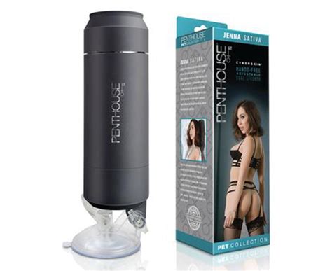 CyberSkin Hands Free Adjustable Dual Stroker Jenna Sativa Catch Co Nz